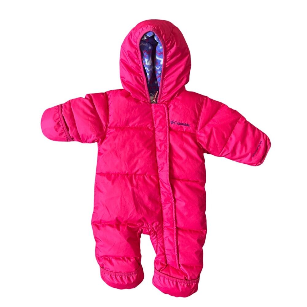 Columbia Baby Snowsuit in Bright Pink Size 3-6 months NEW NWT
